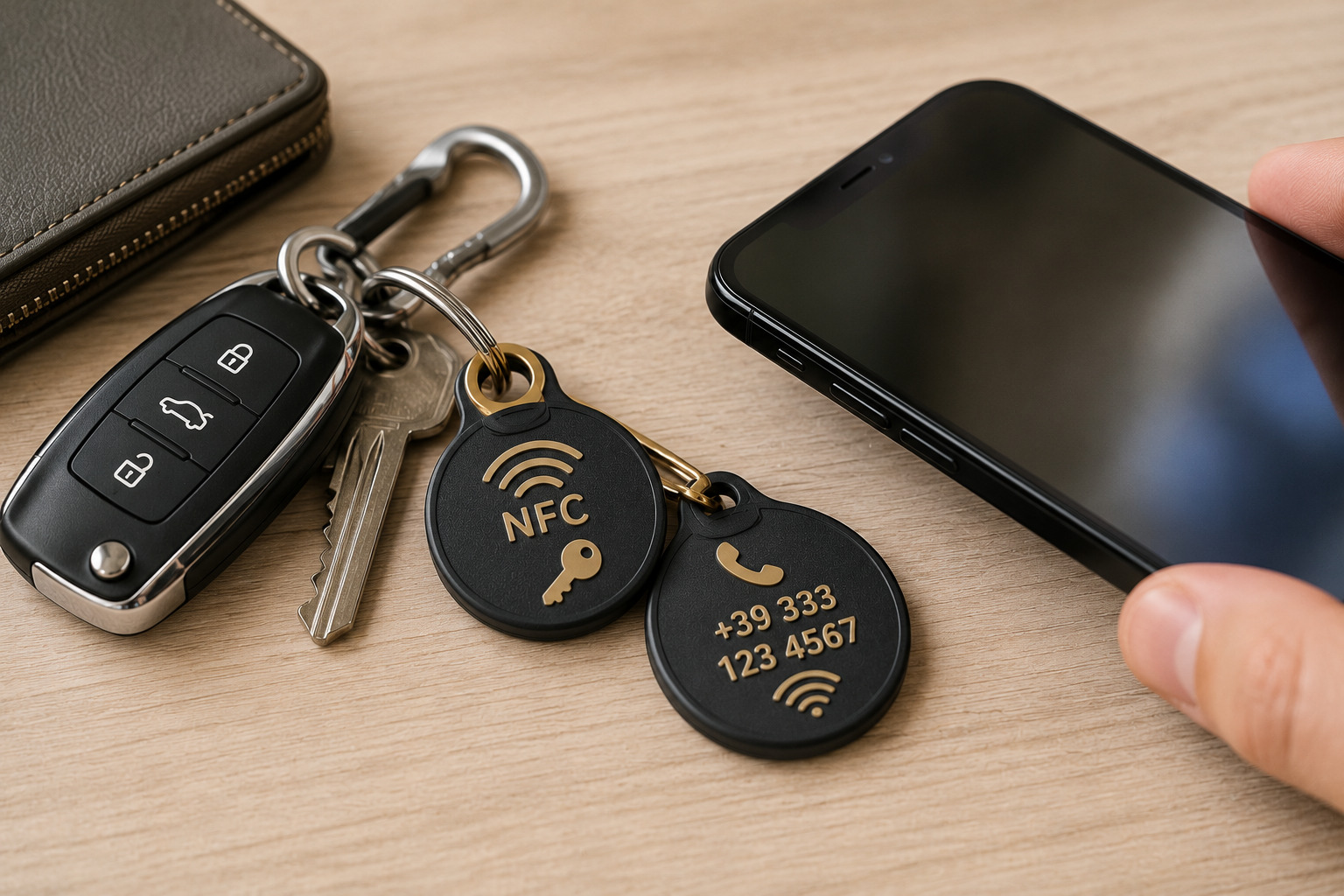 NFC use on keys